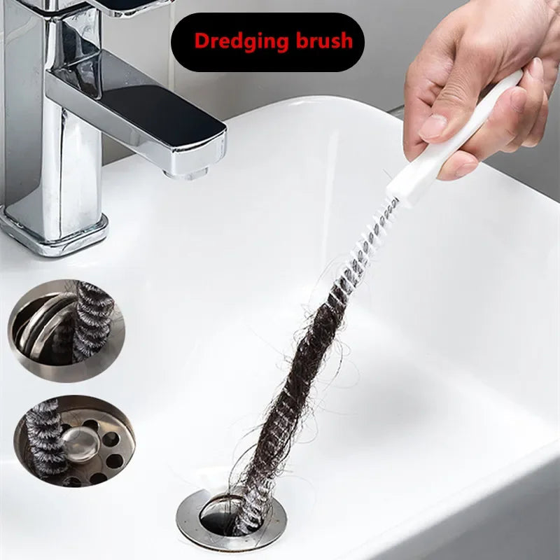 Heavy Duty Pipe Cleaning Brush for Clogged Sinks
