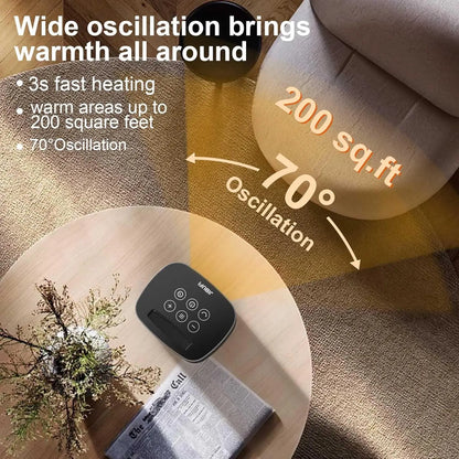 Portable Space Heater for Bedroom & Office