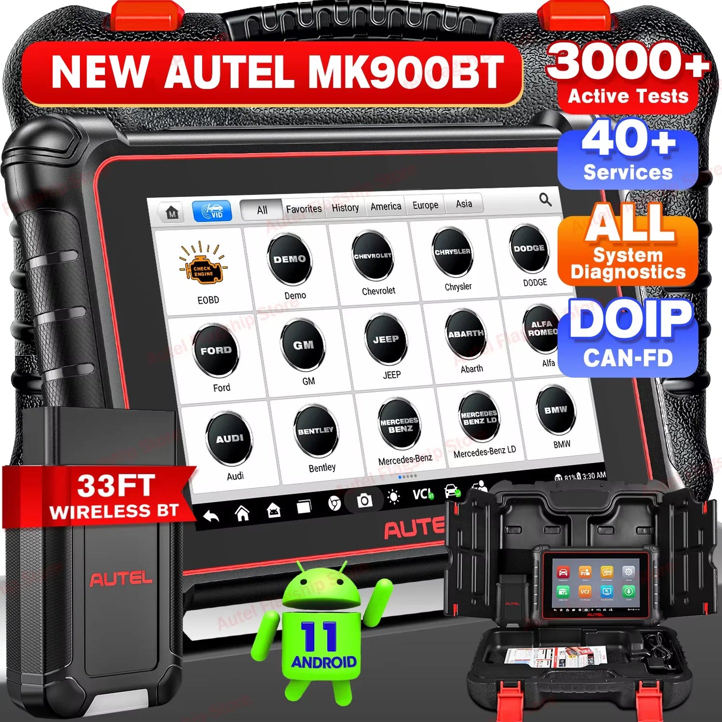 Autel MaxiCOM 8 Inch Diagnostic Tool 40+ Services