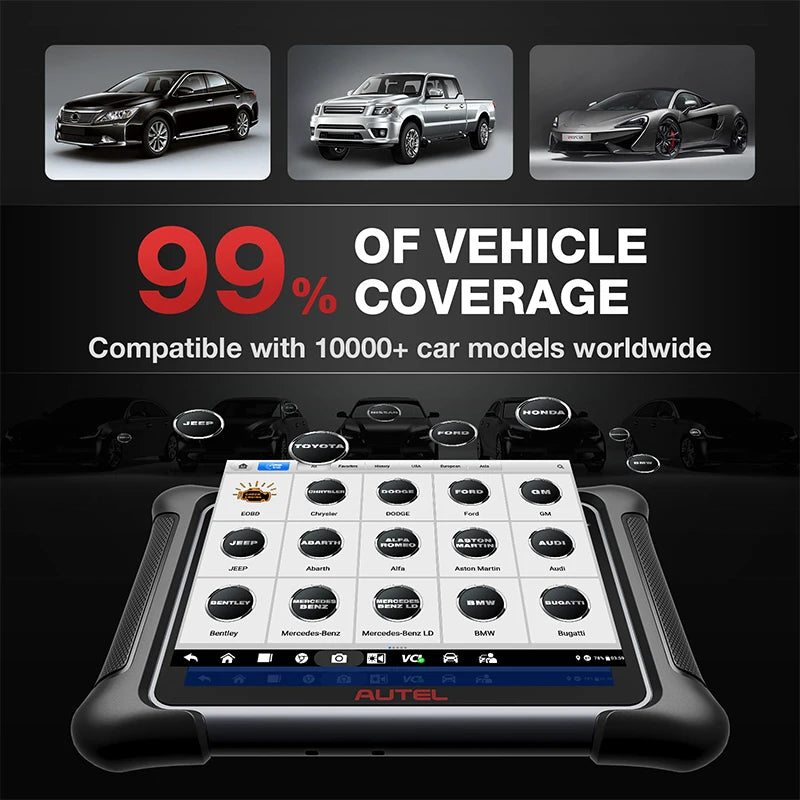 Autel Elite II PRO Diagnostic Scanner. Complete Coding Capability