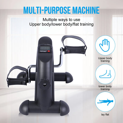 Portable Multi-Function Exercise Bike for Leg, Arm & Knee Training