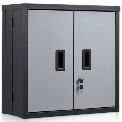 Foldable Locker, Wall Mounted, w/Adjustable Shelf