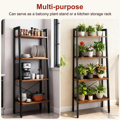 4 Tier Wooden Storage Selves