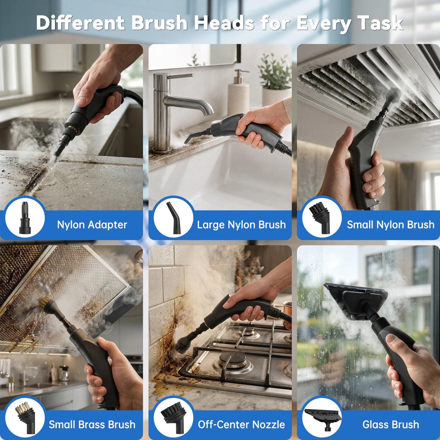 2500W Portable Handheld Steam Cleaner