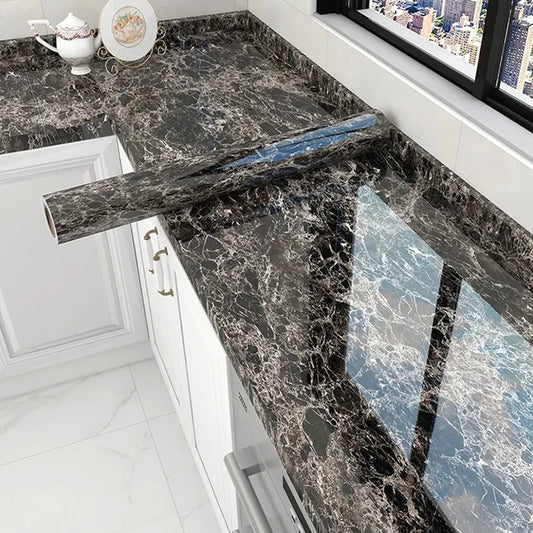 Suitable for kitchen self-adhesive  pvc counter top replacement
