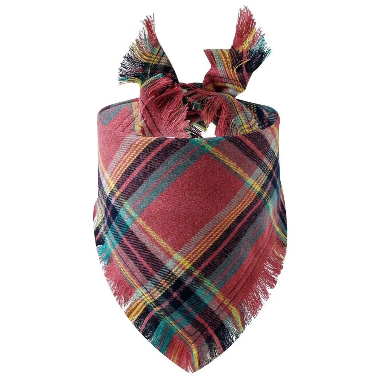 Dog Bandana Classic Plaid Scarf