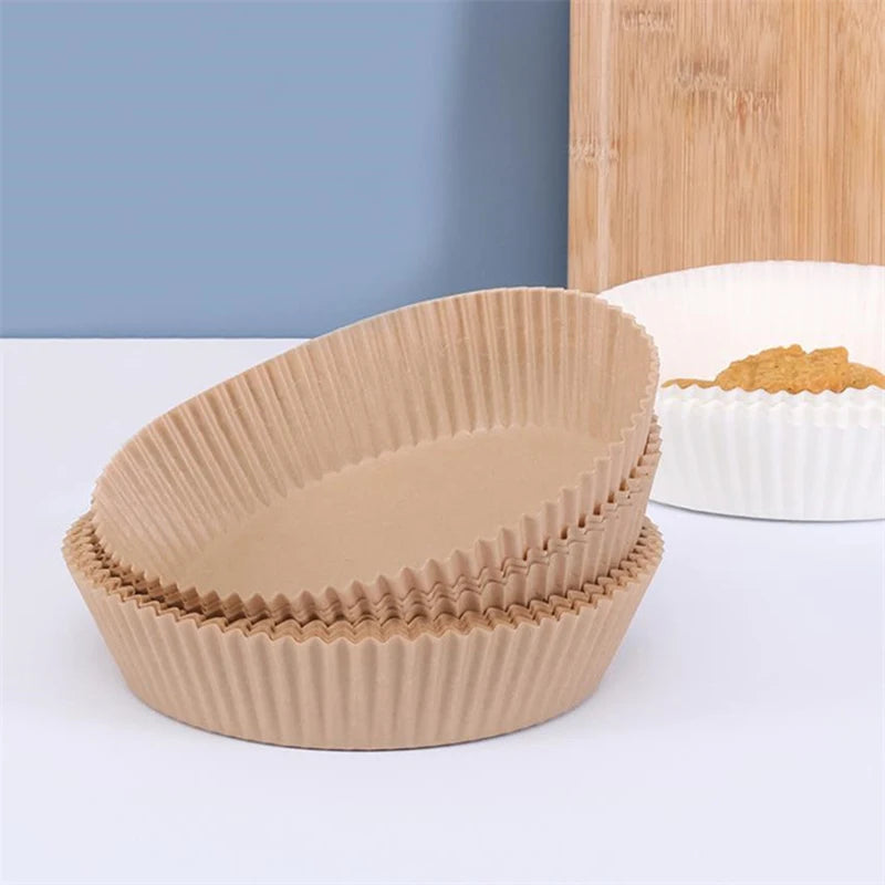 50/100Pcs Non-Stick Air Fryer Disposable Paper Inserts