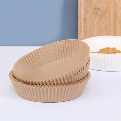 50/100Pcs Non-Stick Air Fryer Disposable Paper Inserts