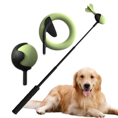 Throwing Pole Dog Toy, Tennis Ball Throwing Stick