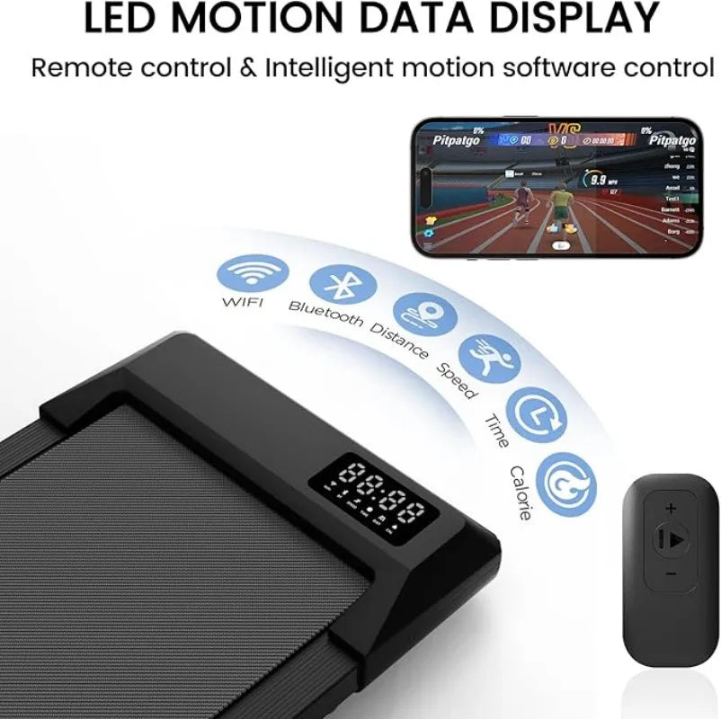 Treadmill for Small Spaces with APP & Remote Control