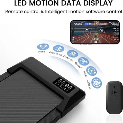 Treadmill for Small Spaces with APP & Remote Control