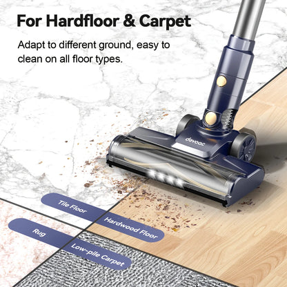 Corded Free-Stand Vacuum Cleaner for Carpet, Pet Hair