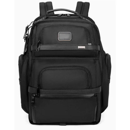 Black Multi-Pocket Business Laptop Backpack