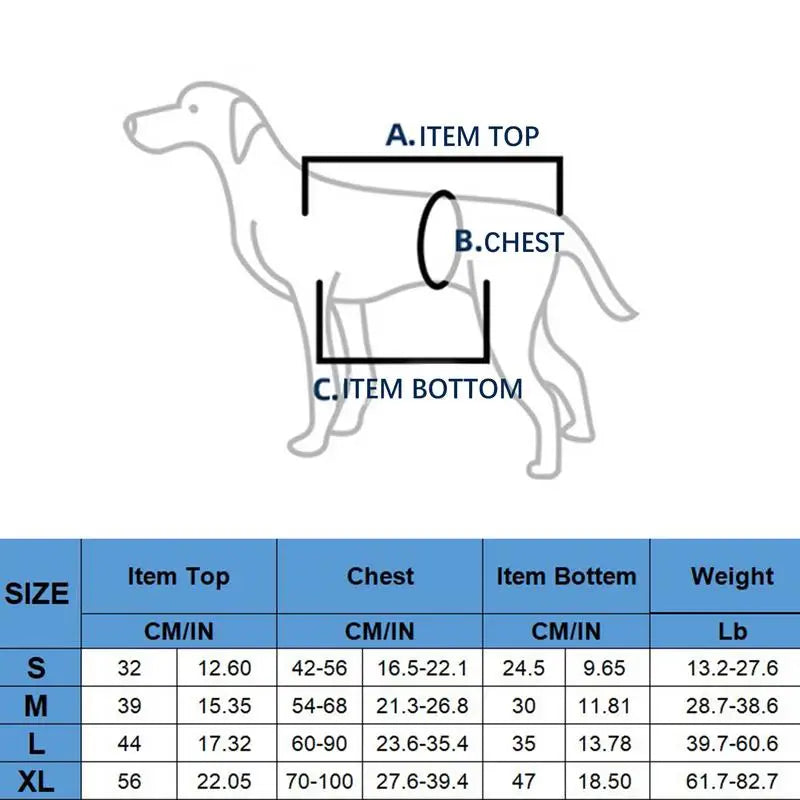 Pet Rehabilitation Lift Vest For Senior Dogs