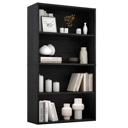 3-4 Tier Wooden Shelf Bookcase