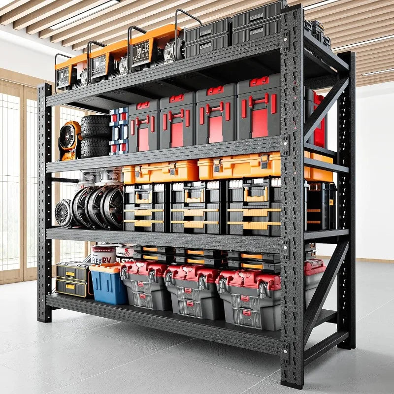 Storage w/4 Shelves, 48" Wide, 3K LB Capacity