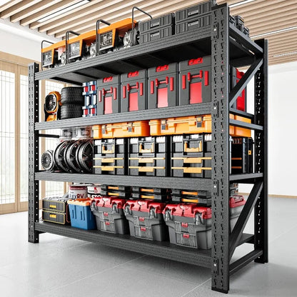 Storage w/4 Shelves, 48" Wide, 3K LB Capacity