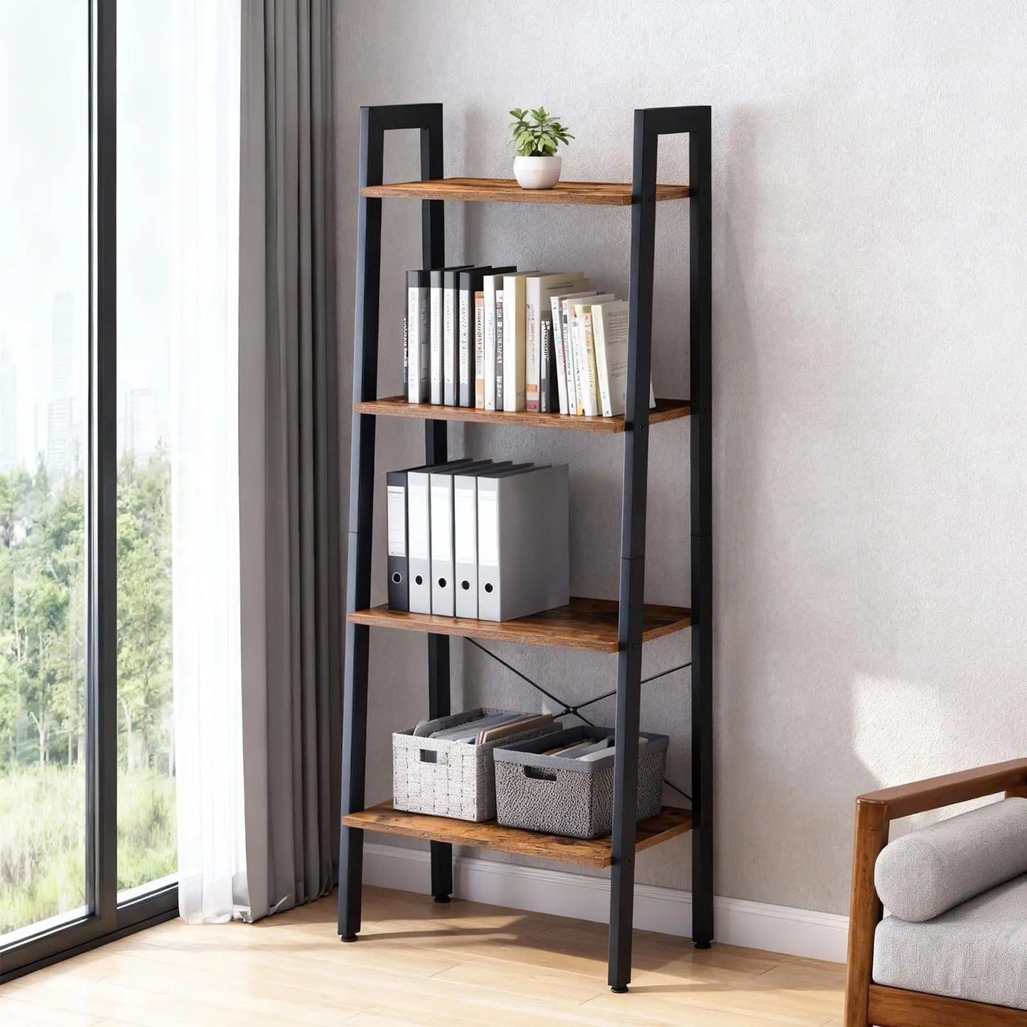 4 Tier Wooden Storage Selves