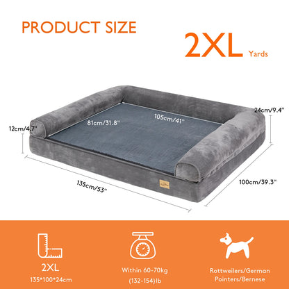 Dog Bed Extra Large Orthopedic with Removable Washable Cover