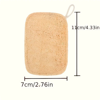 6pcs Natural Loofah Exfoliating Sponges
