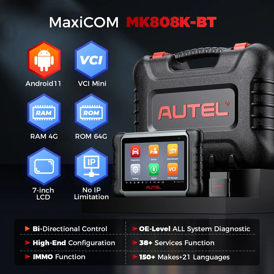 Autel  Diagnostic Bi-directional OBD2 Scanner