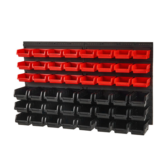 48pcs Storage Bins, Wall Mounted