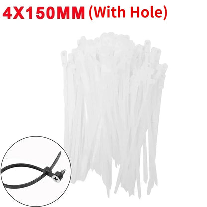 Nylon Cable Ties with Screw Hole Mount