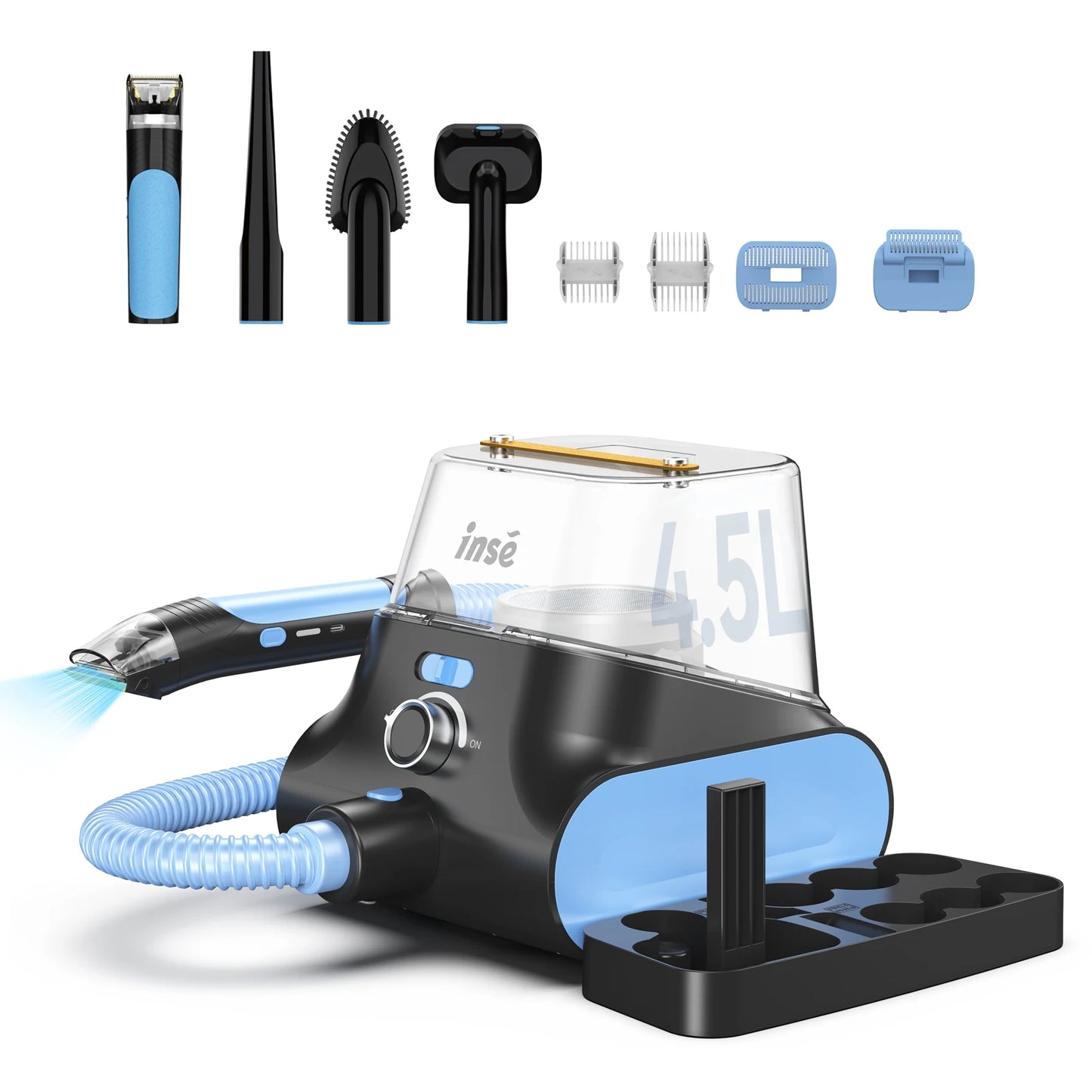 Dog Vacuum Grooming Kits with Pet Clipper