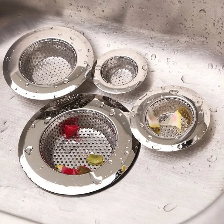1 or 2 Kitchen Sink Stainless Steel Mesh Drain Filter