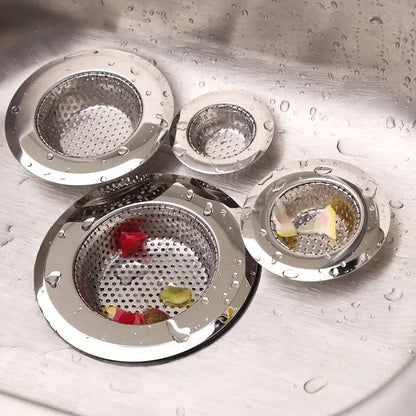1 or 2 Kitchen Sink Stainless Steel Mesh Drain Filter