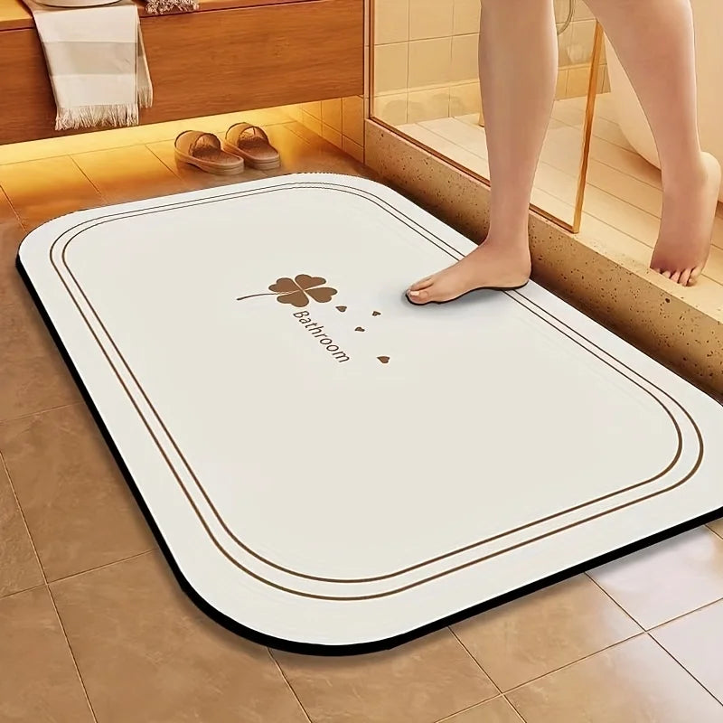 Quick Dry ,Super Absorbent, Non-slip Bath Mat