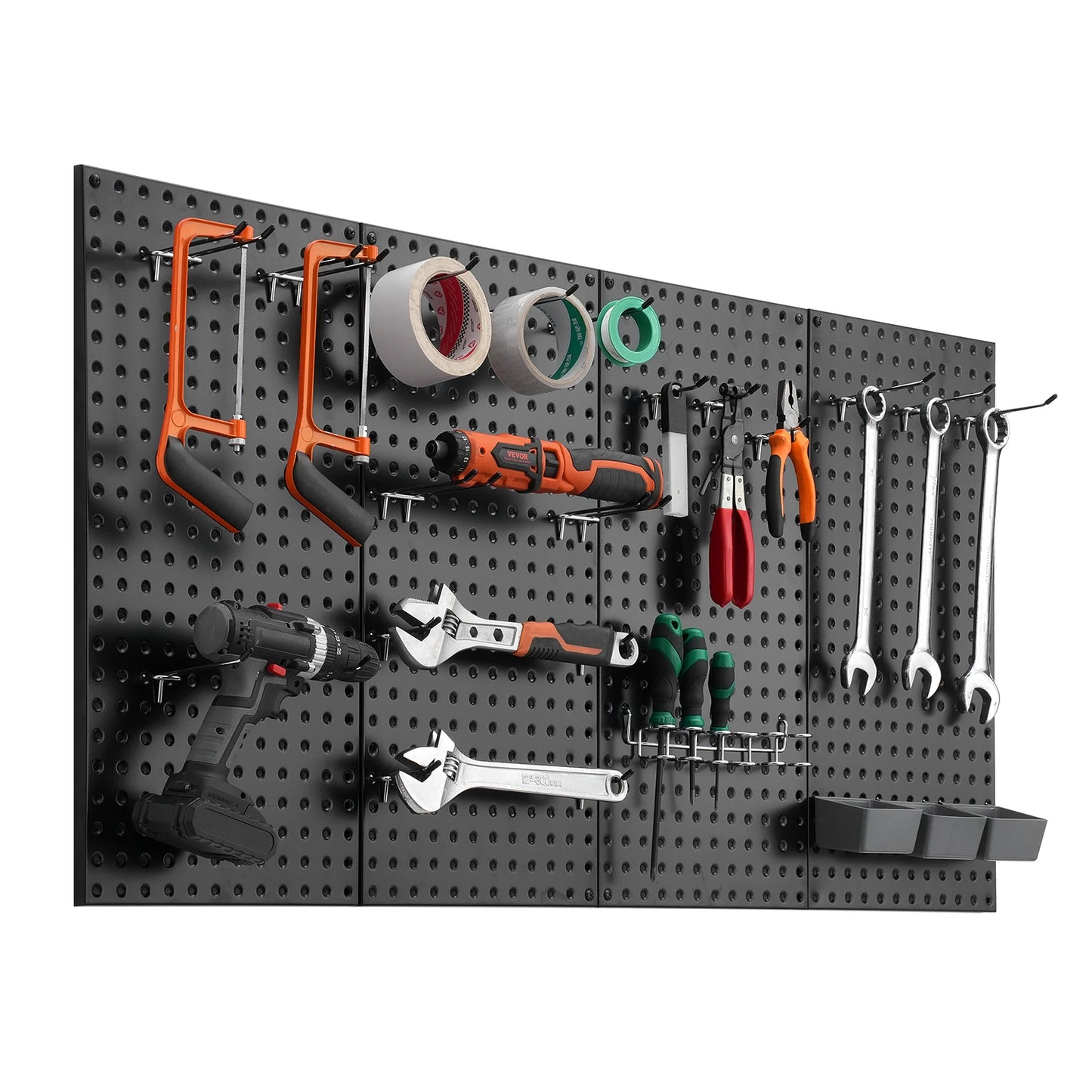 24"x12" 4pcs Metal Pegboard Panels