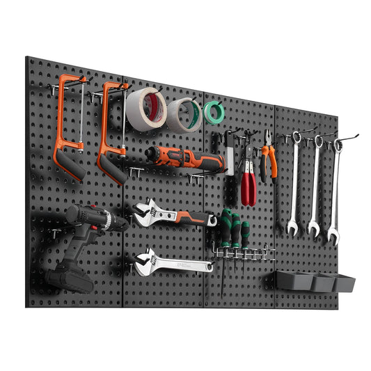 24"x12" 4pcs Metal Pegboard Panels