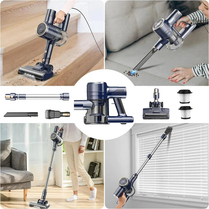 Corded Free-Stand Vacuum Cleaner for Carpet, Pet Hair