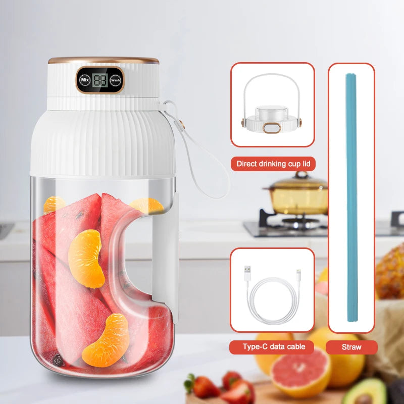 Portable Juicer Blender, cordless with USB Charging