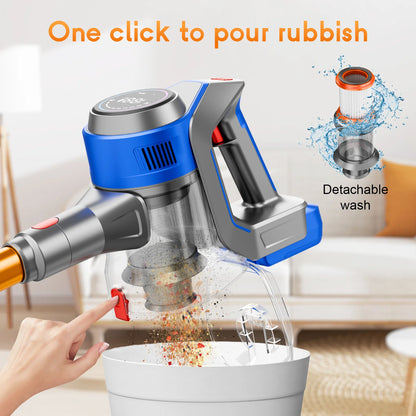 Cordless Handheld Vacuum Cleaner with High Power Suction, Wet and Dry