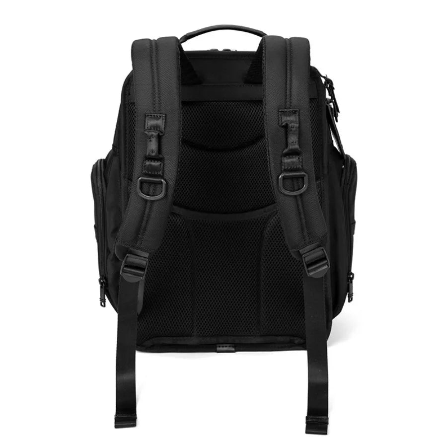 Black Multi-Pocket Business Laptop Backpack