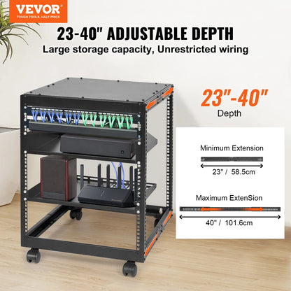 Open Frame Server Rack, Floor Standing or Wall Mounted