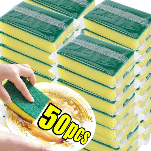 2-50 Pcs Kitchen Dishwashing Sponge