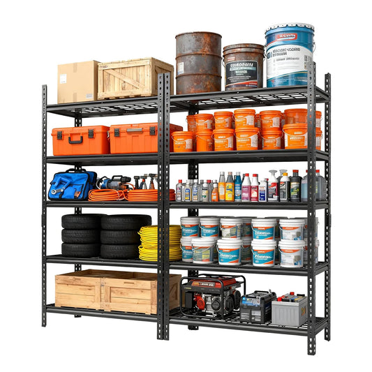 Garage Shelving - 2200 LBS Heavy Duty 5 Tier Storage Shelves