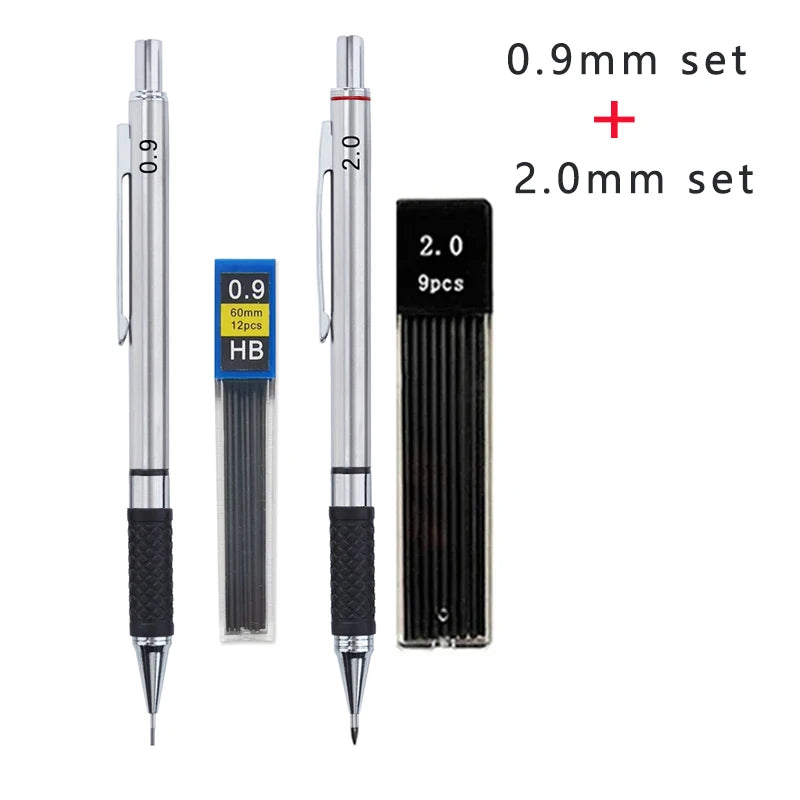 Mechanical Pencil Set with Extra Leads