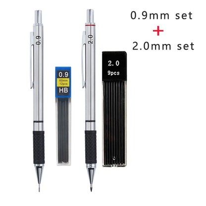 Mechanical Pencil Set with Extra Leads