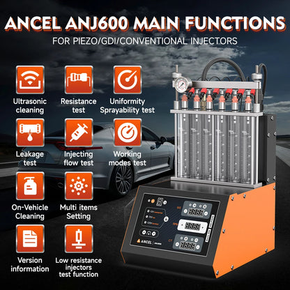 6-Cylinder GDI, EFI, FSI, Ultrasonic Fuel Injector Cleaner
