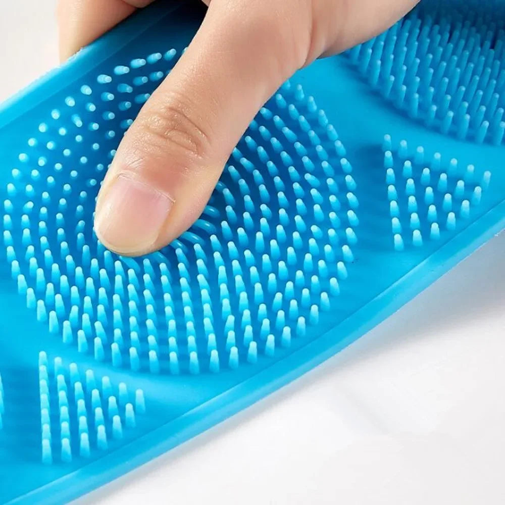 1 Blue Massage & Exfoliating Sponge for Bath or Shower