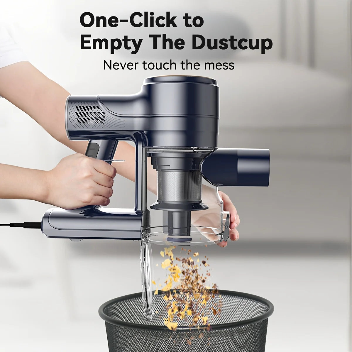 Corded Free-Stand Vacuum Cleaner for Carpet, Pet Hair
