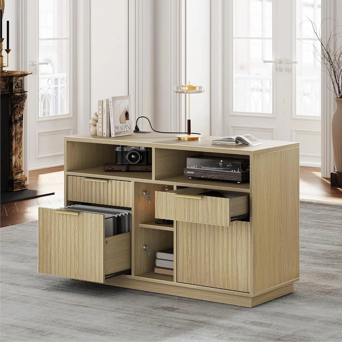 4 Drawer File Cabinet, with Lock