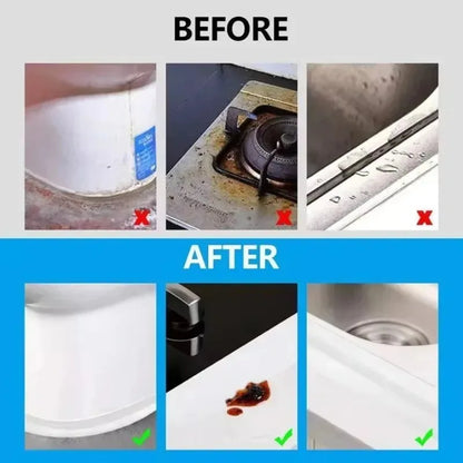 Shower, Sink, Bathroom &  Kitchen PVC Adhesive Sealing Strips