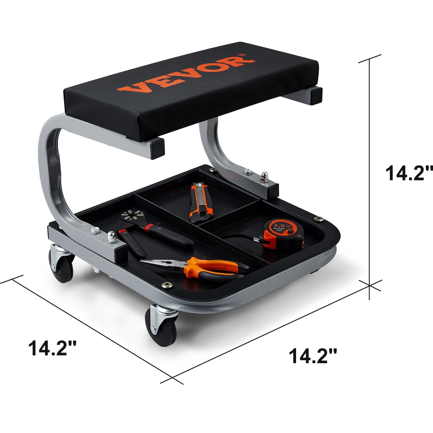 Rolling Pneumatic Mechanic Stool for Garage/Shop