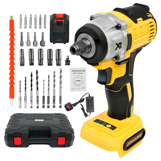 Cordless Impact Wrench 1/2" Torque 280 ft-lbs (380N.m)