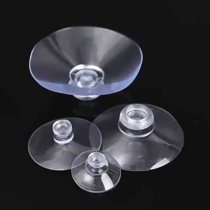 5-20 Piece Clear Suction Cup Wall Hooks